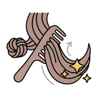 تجنّب العقد والبكاء وقت المشطان