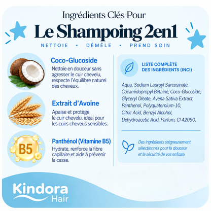 البطل Shampo- 2en1 Ultra Démêlant - 250 ml