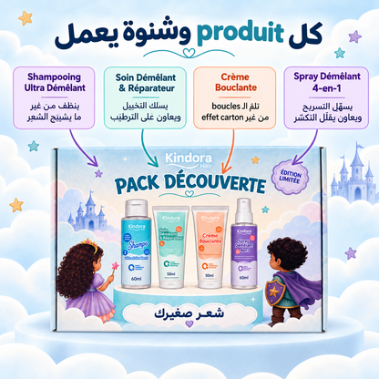 Pack Découverte – Kindora Hair Mini-Format