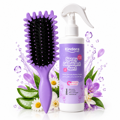 Pack Démêlage (Spray démêlant + Brosse )