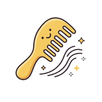 يسهّل المشطان وينقص من تقصف الشعر