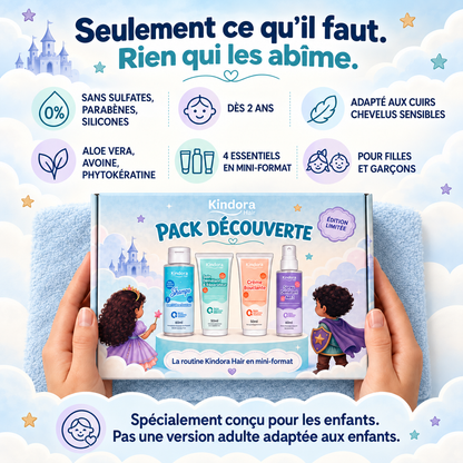 Pack Découverte – Kindora Hair Mini-Format