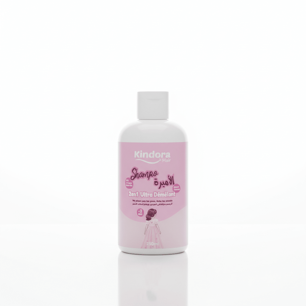 Shampooing 2en1 Ultra Démêlant Kids - 250 ml - Kindora
