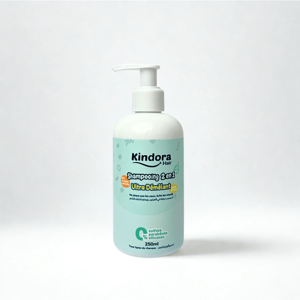 Shampooing 2en1 Ultra Démêlant Kids - 250 ml - Kindora